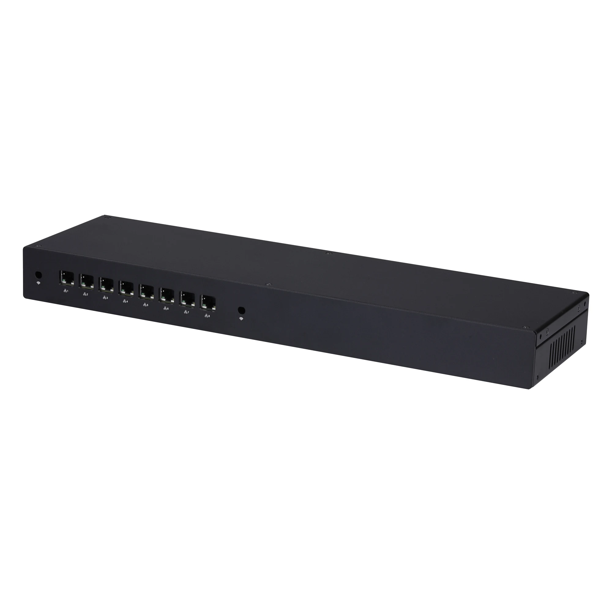 Qotom Mini Pc Q1015ge Celeron 5205u Q1035ge I3-10110U 1u-rack 8 Lan-Poorten Beveiligingsgateway Apparaat AES-NI