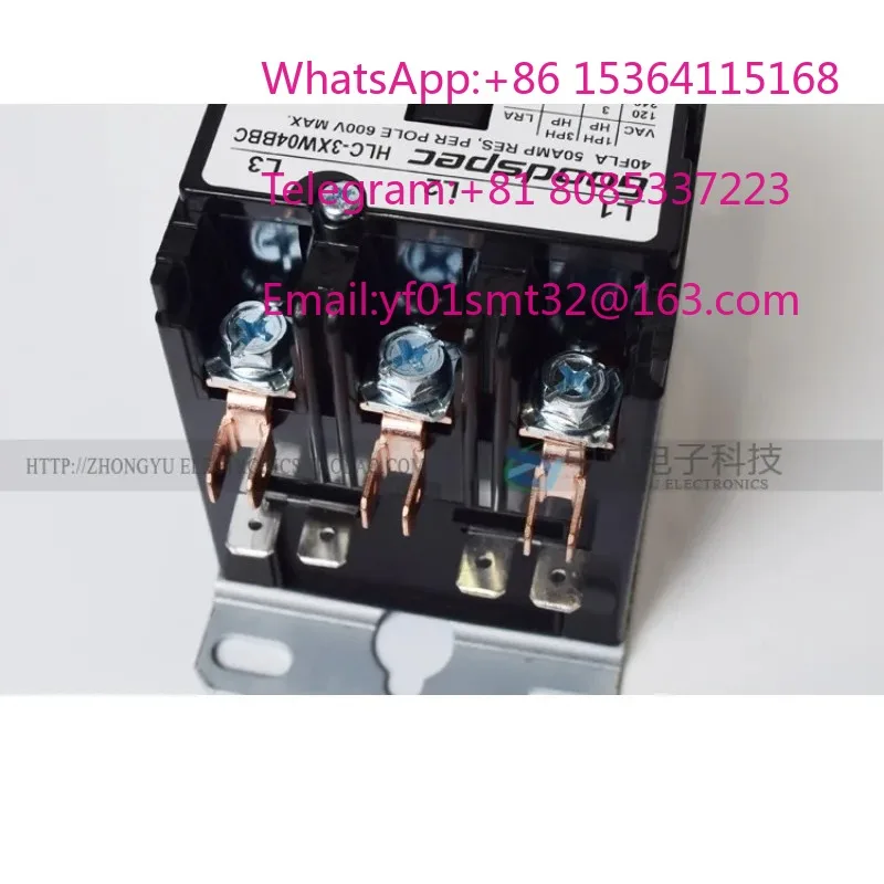 HLC-3XW04BBC Air Conditioner Definite Purpose Contactor 3 Pole 40A Coil 380VAC Three Phase AC Contactor