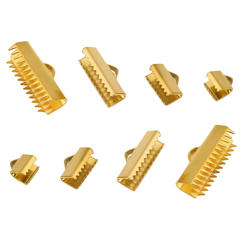 20 50 pcs Never Fade Stainless Steel End Clasps Necklace Fastener Connectors 6 8 10 20 30 mm Cord Bracelet Clasps Jewelry Making