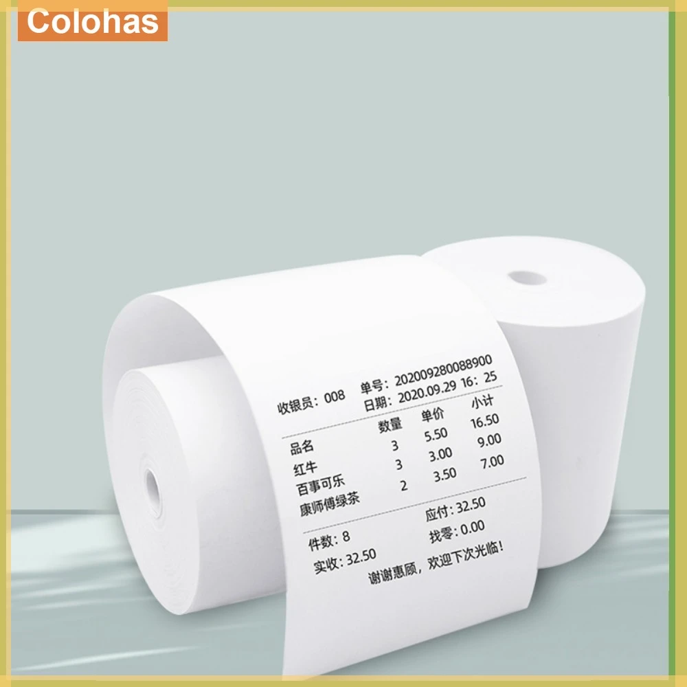 10PCS 57*30mm 40/50MM Thermal Paper White Children Camera Instant Print Kids Camera Printing Paper Replacement Accessories Parts