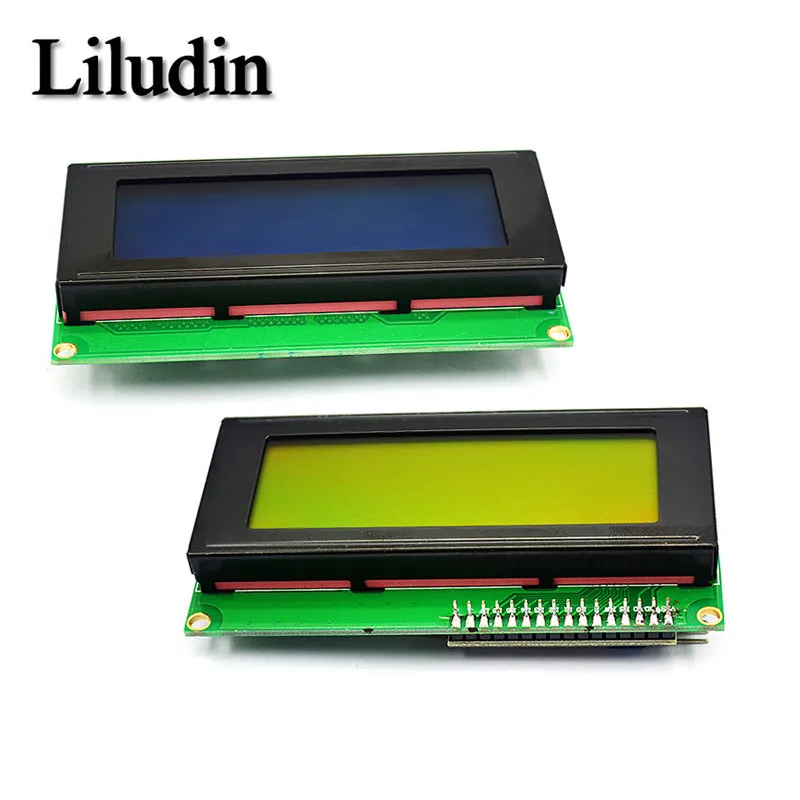 IIC/I2C/TWI 2004 المسلسل الأزرق الأخضر الخلفية وحدة LCD لاردوينو MEGA2560 20X4 LCD2004