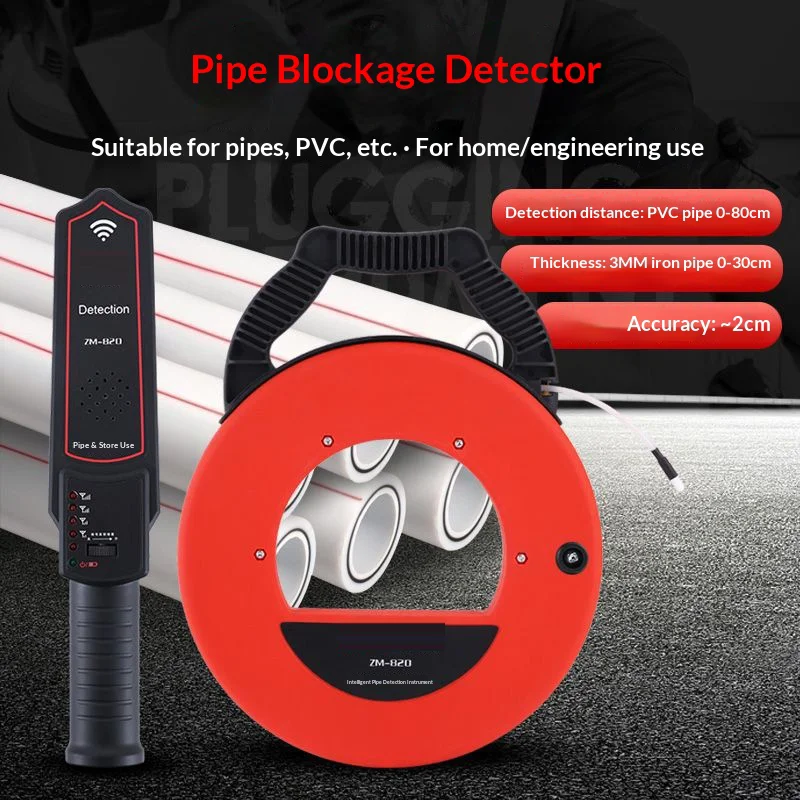 IMBO ultra-precieze wandmontage ijzeren pijpleiding verstoppingsdetector scanner pijpleiding verstopping ontstoppingsgereedschap loodgietersinstrument waterdichte sonde