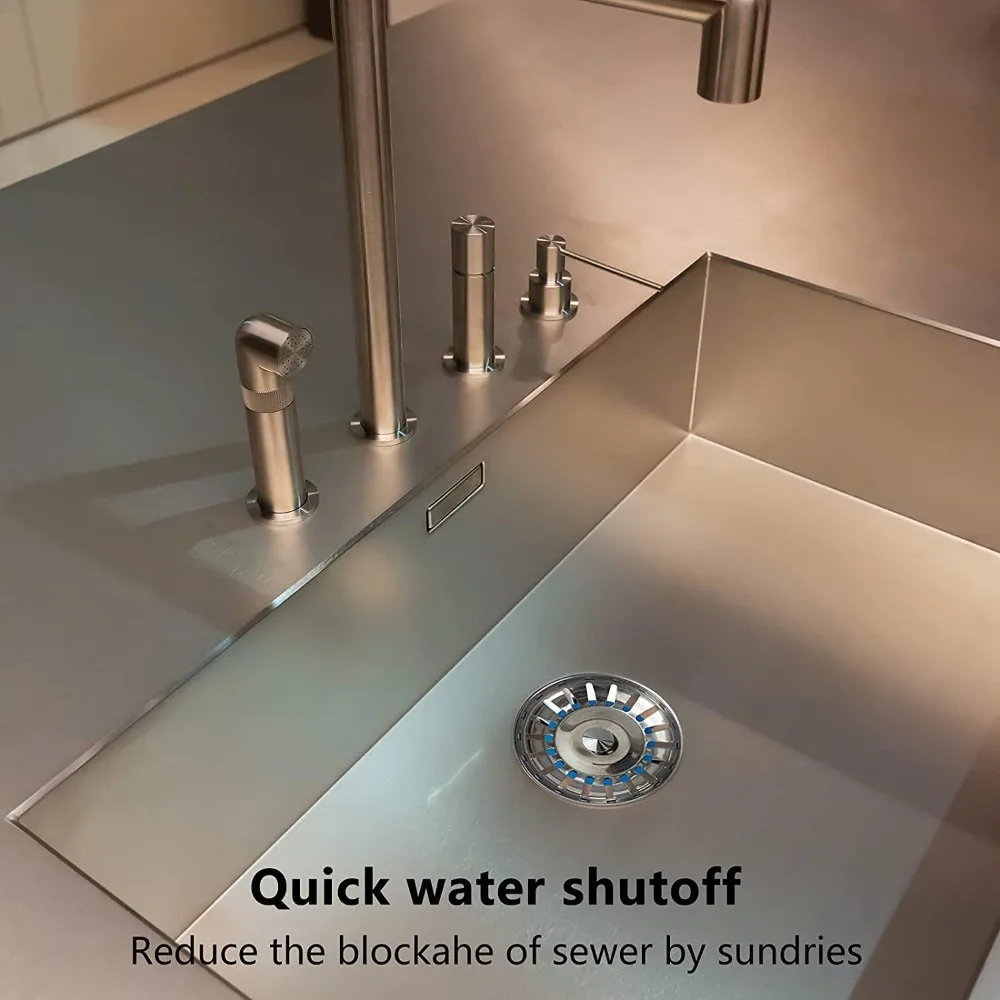 بالوعة المطبخ تصفية 78/79/82/84 مللي متر حفرة حوض الاستحمام الشعر الماسك سدادة الحمام المجاري استنزاف مصفاة حوض بالوعة النفايات تصفية أداة #6