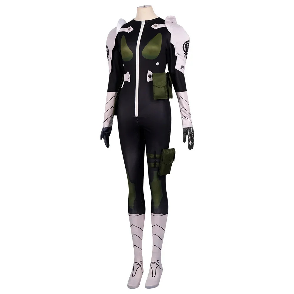 Anime Kaiju No. 8 Cosplay Costume Mina Ashiro Jumpsuits Captain Combat Suit Women Men Outfits For Halloween Cos Costume Suits