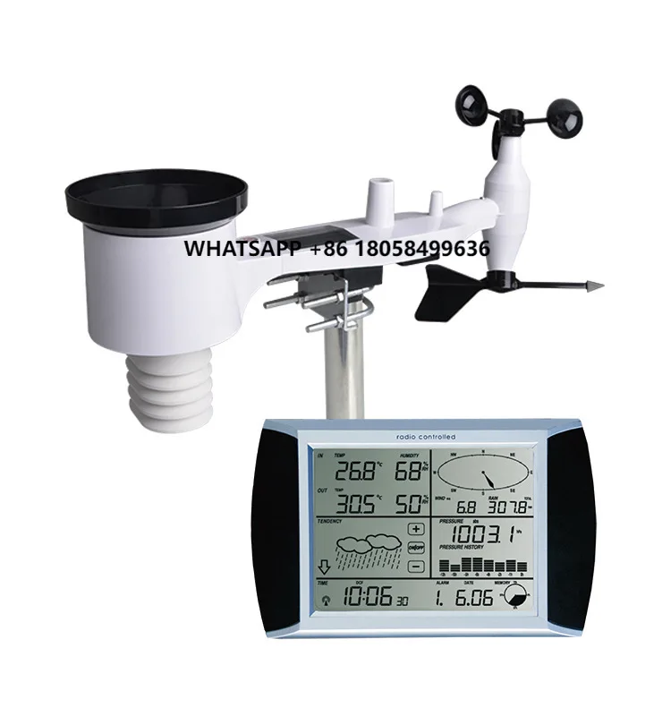 

Solar Wireless Professional Touch Screen Weather Station with PC Interface