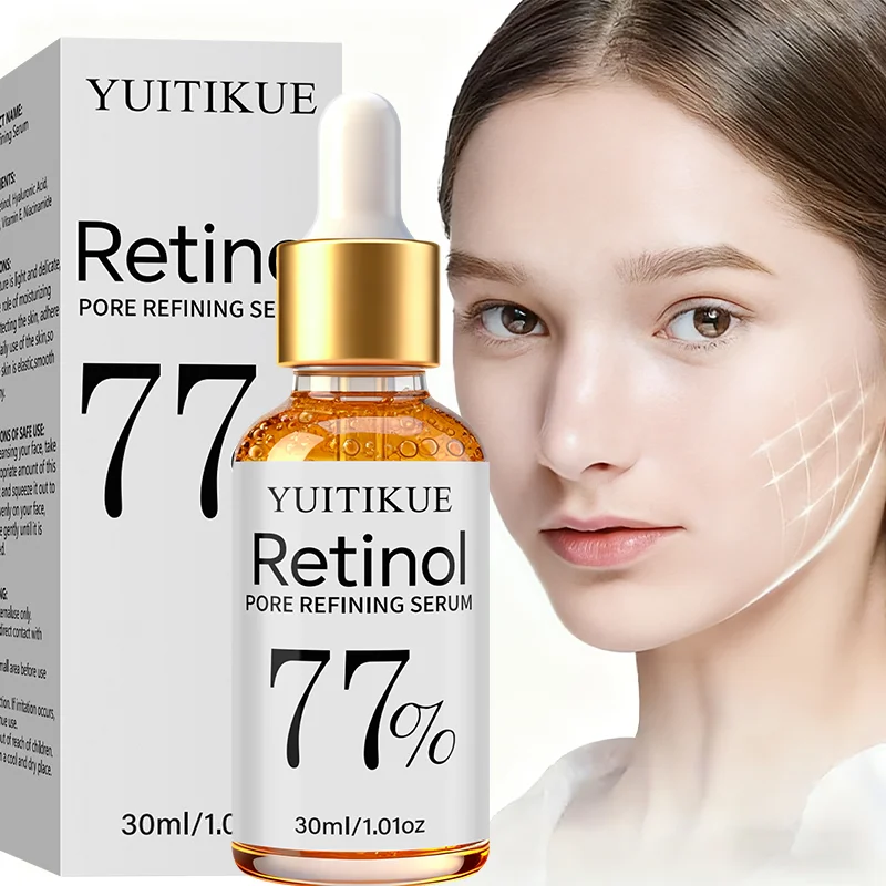 YUITIKUE 77%!Retinol Serum 30ml - 97.28%! Deep Moisturizing, Pore Refiner & Night Repair, Dropper Design