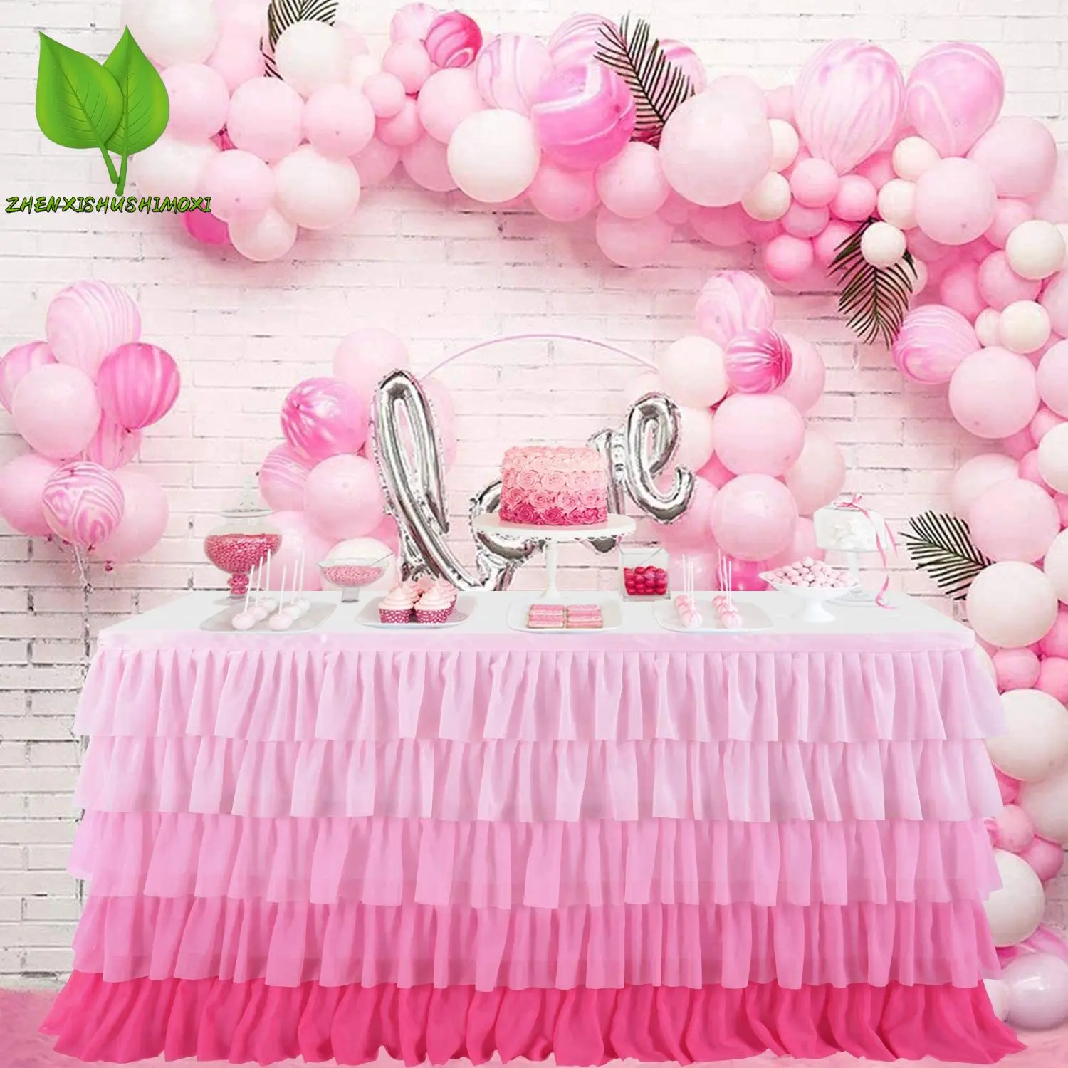 

Tulle Table Skirt and Tutu Tablecloth, Tableware for Baby Shower, Birthday Party Decoration, Wedding Banquet, Home Party Supply