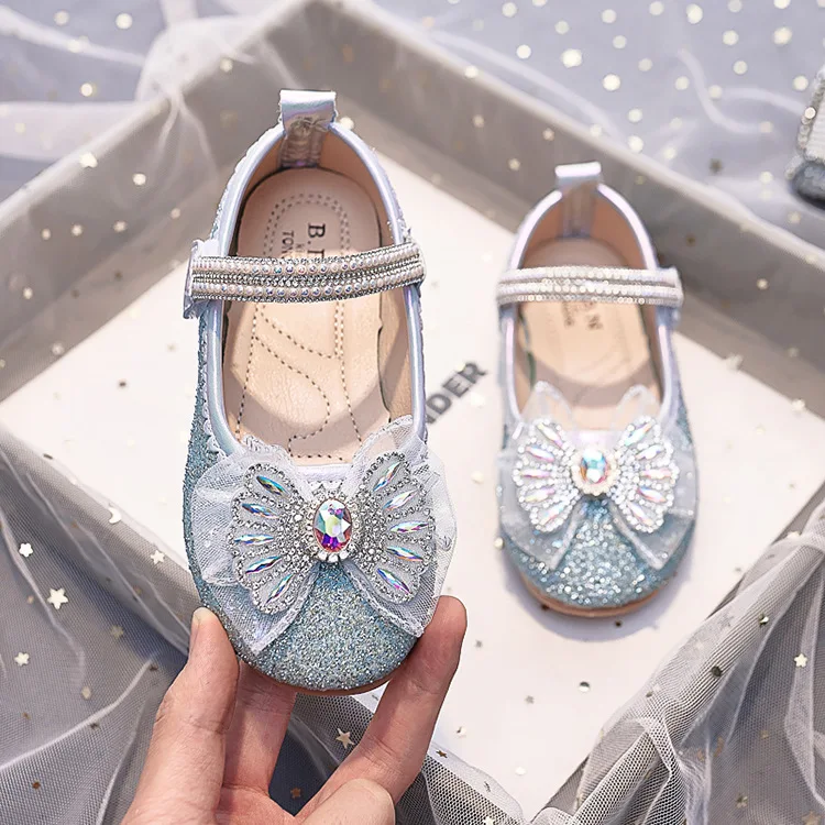 Strass-Haken-und-Schlaufen-Mädchen-Mary-Jane-Schuhe für Partys, Hochzeiten, Shows, elegante, süße Prinzessinnenschuhe – Detail 4