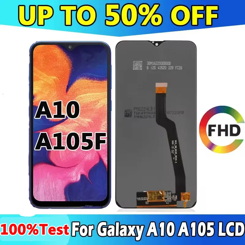 A10 Display Screen for Galaxy A10 LCD A105 SM-A105F/DS A105FN/DS A105M/DS Lcd Dispaly Touch Screen Digitizers for Galaxy M10 LCD