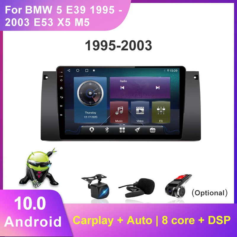 

Yeanav 4G Android Car Radio Multimedia Video Player For BMW 5 E39 E53 X5 1995-2003 Navigation GPS 2 Din Automotive Equipment