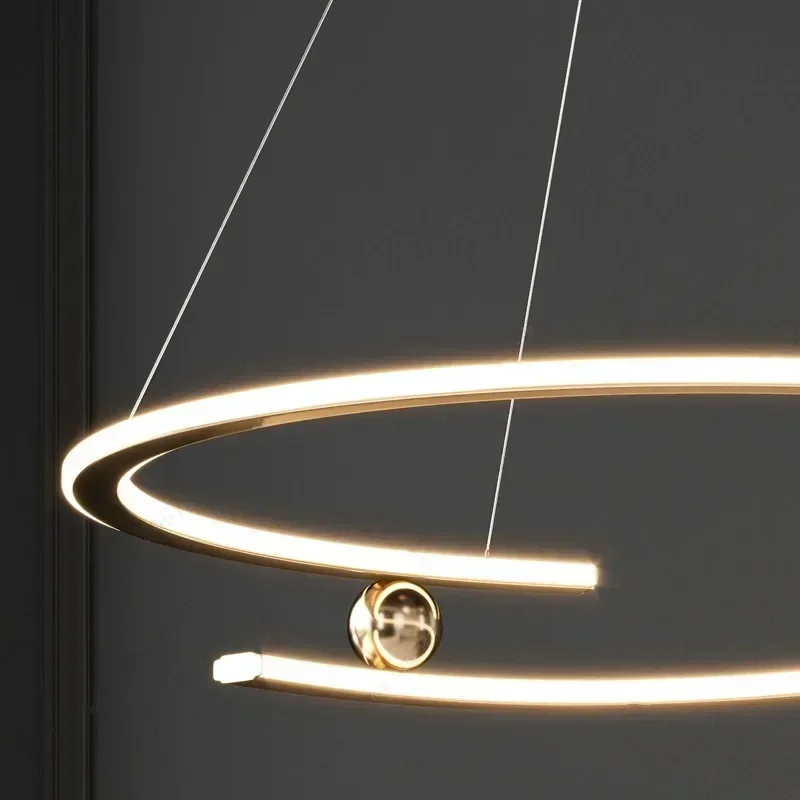 Modern LED Pendant Light, Luminária interior, Lustre, Sala de estar, Sala de jantar, Modelo quarto, Showroom, Decoração de casa