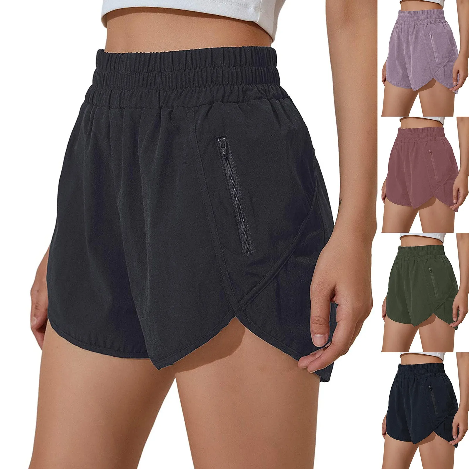 2024 Simple Women Casual Shorts Patchwork Body Fitness Workout Summer Shorts Female Elastic Skinny Slim Beach Egde Short Hot