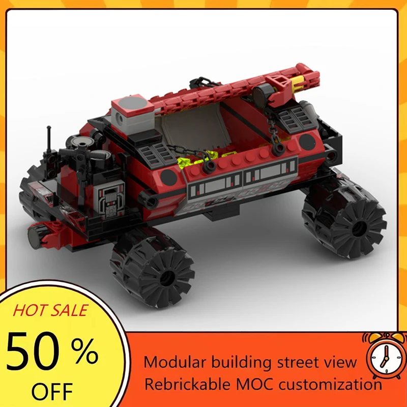 

200PCS Popular Space War Movie Model MOC Building Bricks Transport Vehicle Modular Technology Gift Holiday Assemble Children Toy
