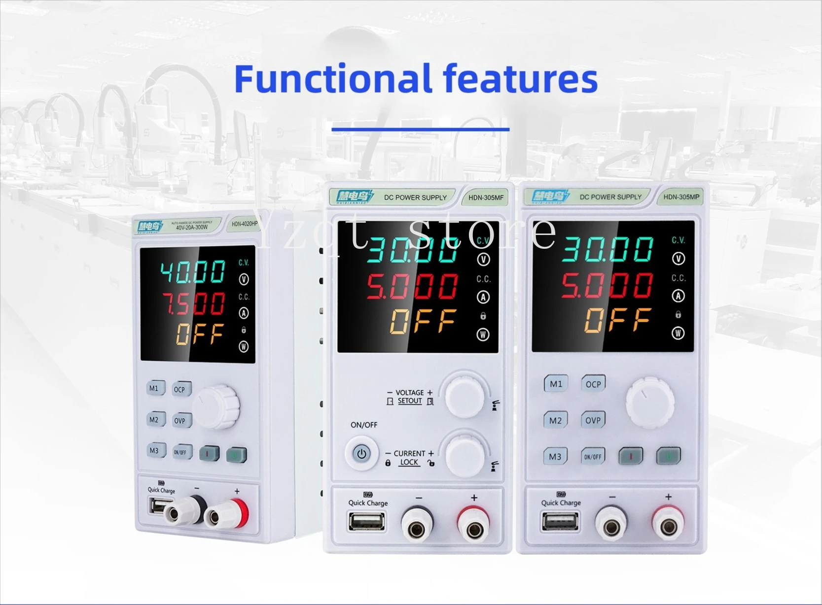 

0-300W mini switch DC regulated power supply with fast charging circuit board repair mobile phone inspection LED test