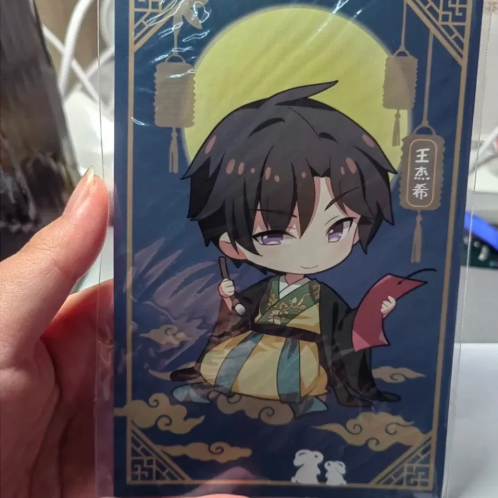 왕의 아바타 액션 피규어, 왕 Jiexi Q 버전, 애니메이션 주변 장식품 모델 인형, 중국 스타일 장난감 인형