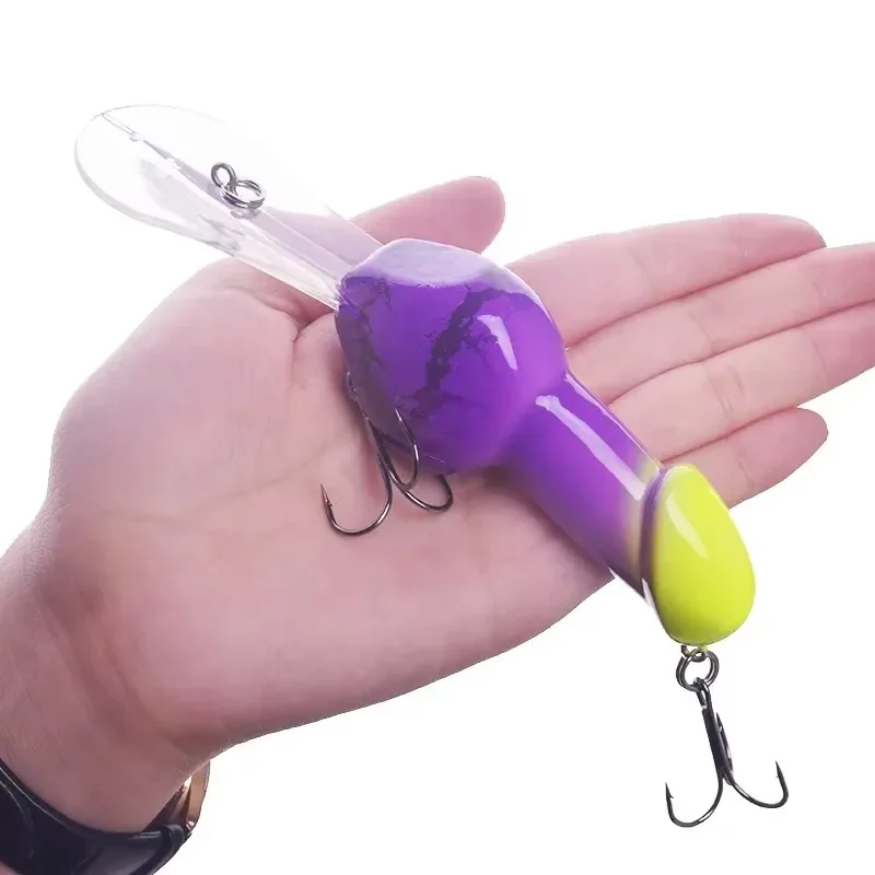 

14cm 27g ALASICKA Dick Rattle Big Minnow Rattling Wobblers Deep Diving Trolling Fishing Lure Artificial Crank Hard Bait Tackle