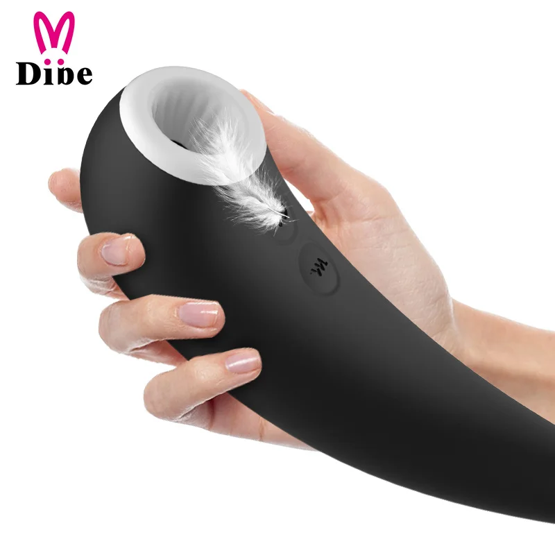 Dibe Waterproof Silicone Clit Strong Vacuum Sucking Nipple Vibrator Sex Toy For Women Clitoris Toys