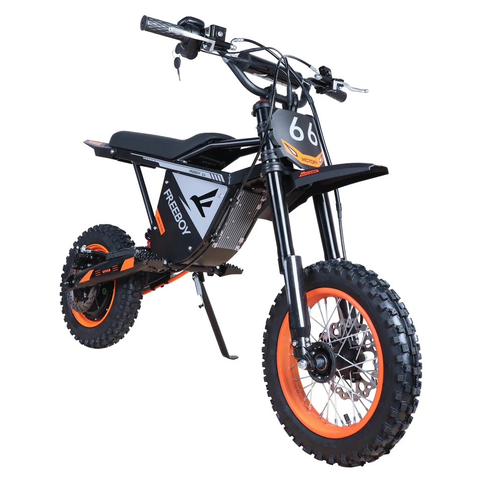 FREEBOY Y66 Electric Bicycle, 150KG Max Load, 12/10‑Inch Off‑Road Pneumatic Tires, Outdoor Commuting Electric Bicycle, 8‑9 Hours Charging Time, 48V 30Ah Large‑Capacity Battery, Adult Long‑Distance Commuting Electric Bicycle image 8