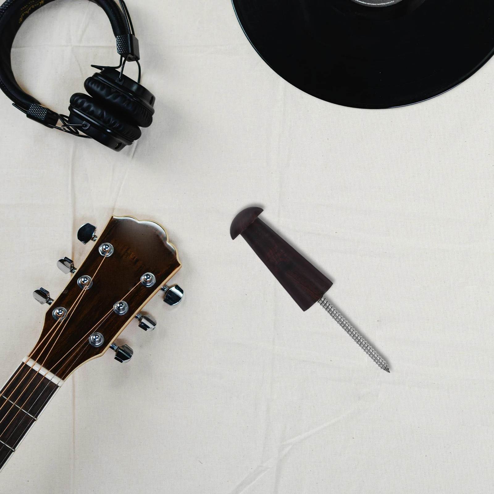 

Guqin Hook Ukulele Hanger Vintage Wall Mount Stainless Steel Instrument Accessories Durable Wood Easy Installation Violin