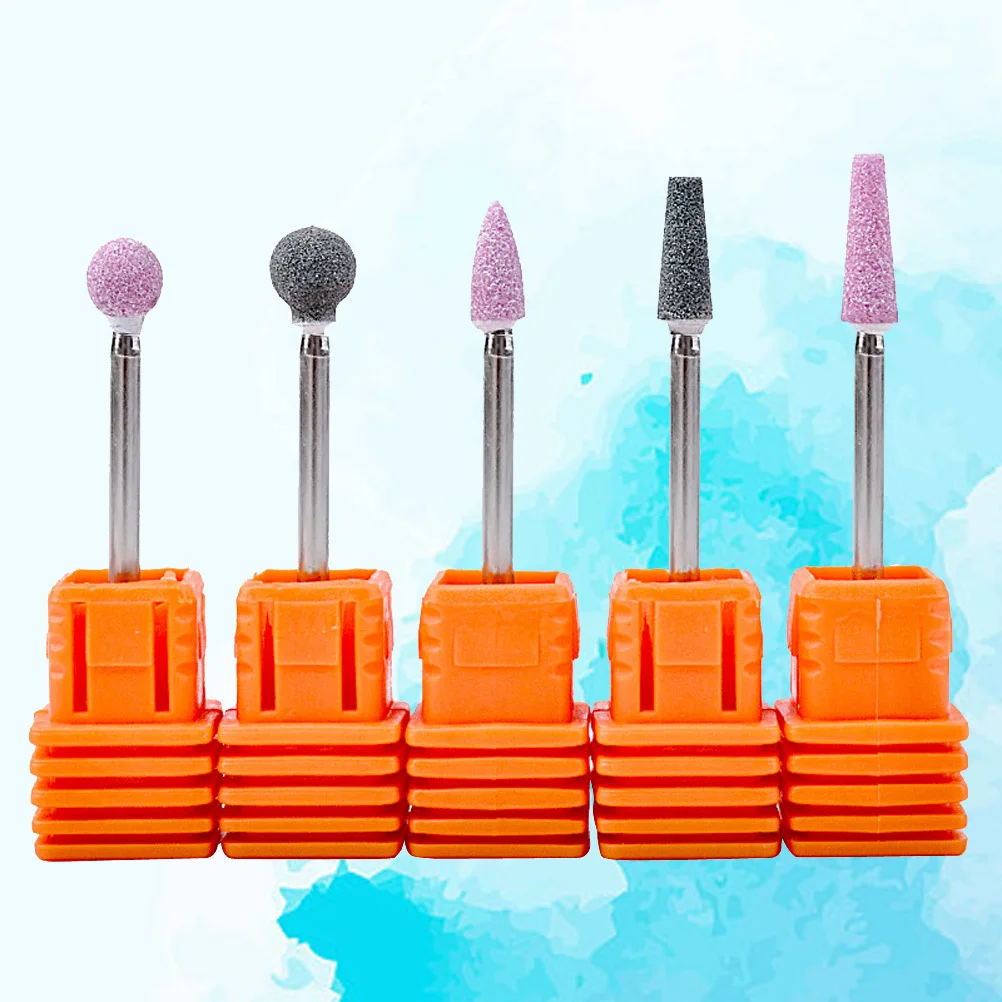 5 stuks nagelslijpen verschillende vormen voor nagels teenvingers polish verwijder dode huid gel manicure kunstgereedschap