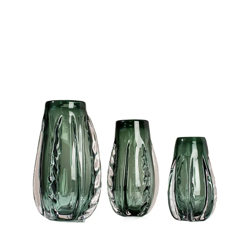 

Vase ornament, living room flower arrangement, dried flower bouquet, light luxury flower arrangement, hydroponics, large diamete