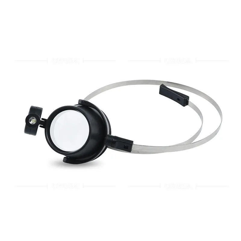 Head-Mounted 15X Small Machine Repair Clock Repair Eye Mask Type Jewelry Tools Monocular Magnifying Glass for Watchmakers