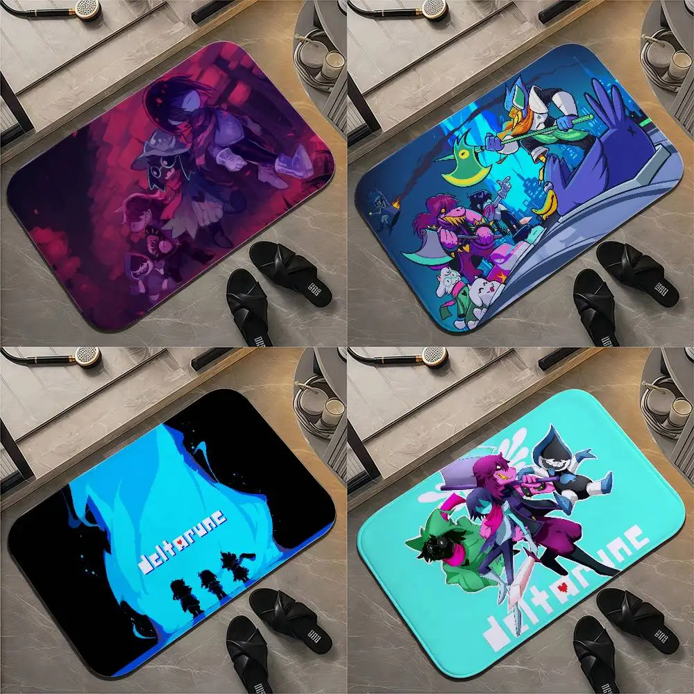 

D-DELTARUNE Floor Mat Printed Large Carpets Room And Bedroom Carpets Bathroom Anti Slip Door MATS Small Carpets