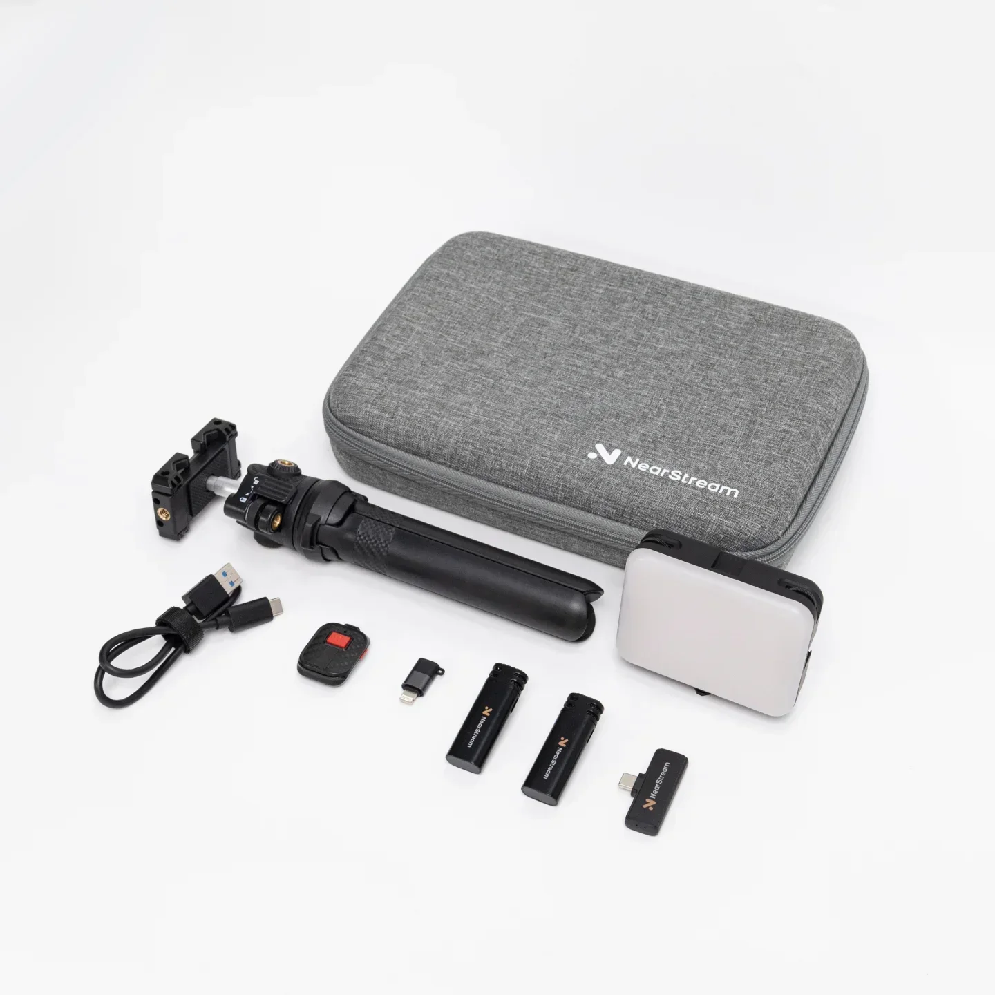 2025Nearstream Vk10 Video Camera Kit Video Conference Lighting Kit For Video Studio With Adjustment Tripod