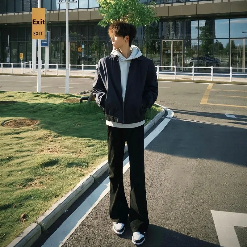 

Мужские джинсы Cleanfit Slim Fit с флисовой подкладкой, прямые, осенне-зимние, модные, в стиле High Street