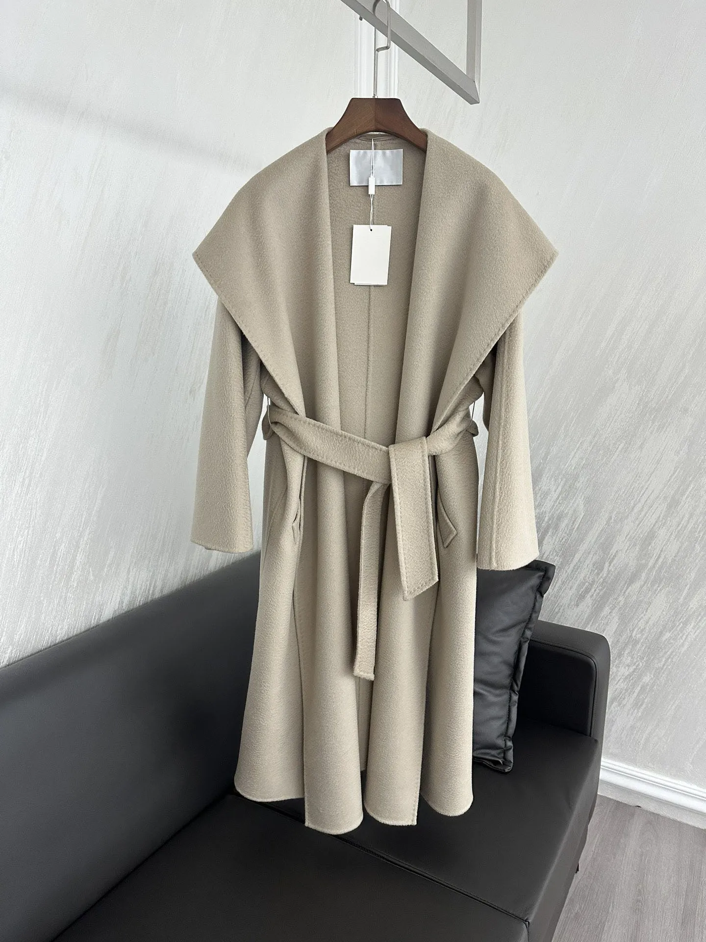 2024 Winter Fashion New Women's Clothing 100% Cashmere Coat 1102