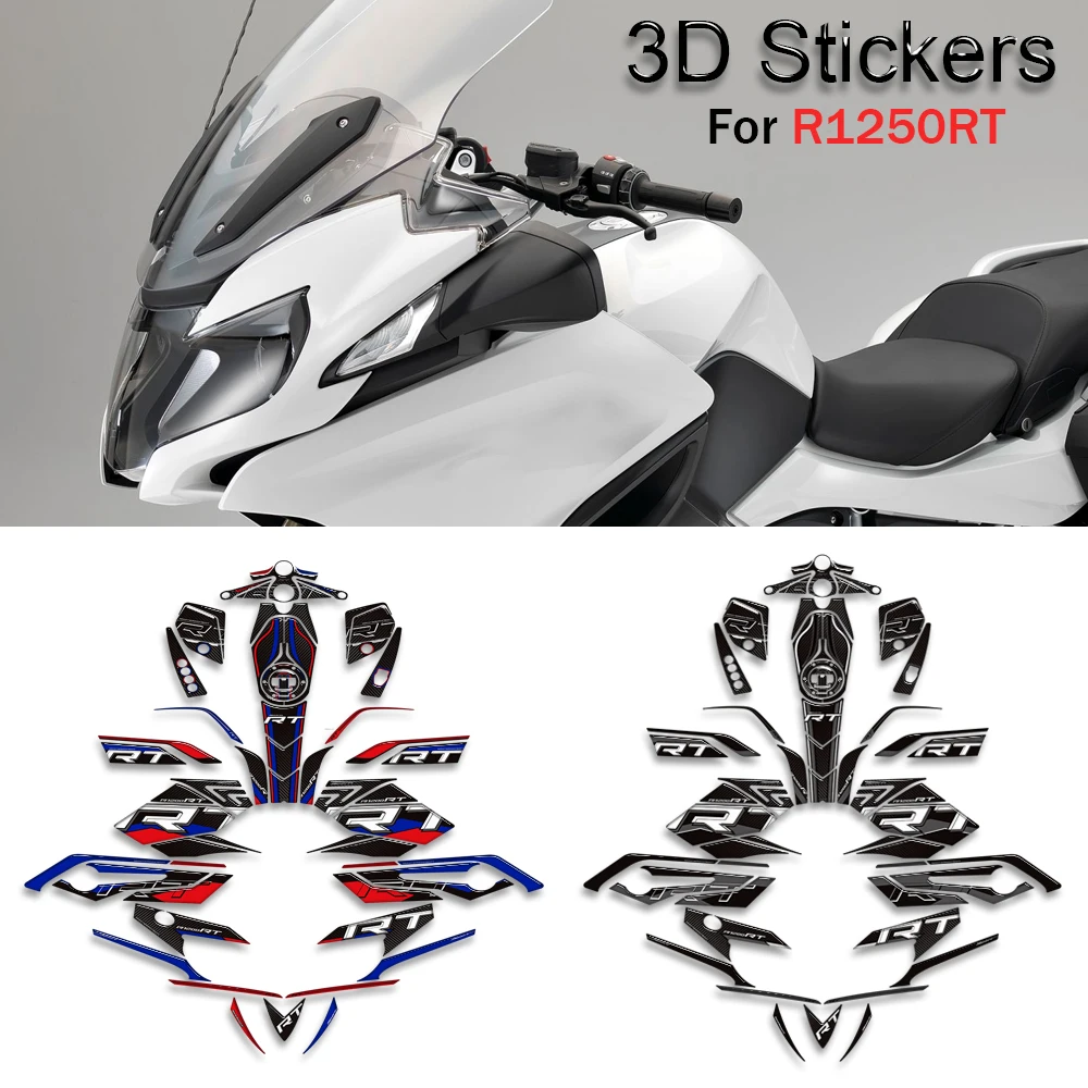 

For BMW R1200RT R 1200 RT Motorcycle Fairing Fender Trunk Luggage Cases Protector Tank Pad Grips Kit Knee Wheels Stickers Decal