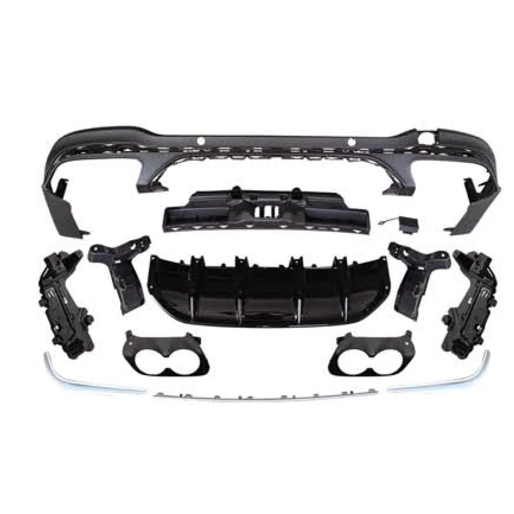 

Подходит для Mercedes-Benz GLC X253/C253 GLC43 задний диффузор серебристый GLC43 AMG задняя губа