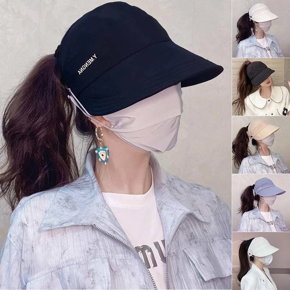 

Новые кепки с защитой от ультрафиолета и утконосом с тиснением и большими полями, солнцезащитная шляпа, складные дышащие панамы, летние