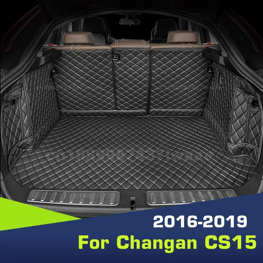 

Для Changan CS15 2016-2019 CS15EV 2018 2019 авто полное покрытие коврик в багажник автомобильный защитный коврик грузовой вкладыш аксессуары для интерьера
