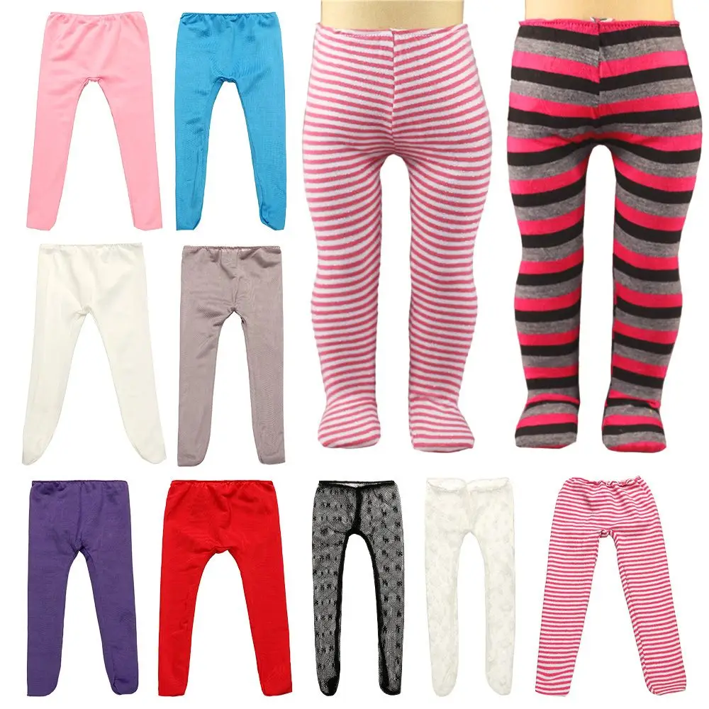 Gift Playing House Birthday Present Mini Stripes Leggings Doll Pantyhose Toy Clothes Heart Lace Tights