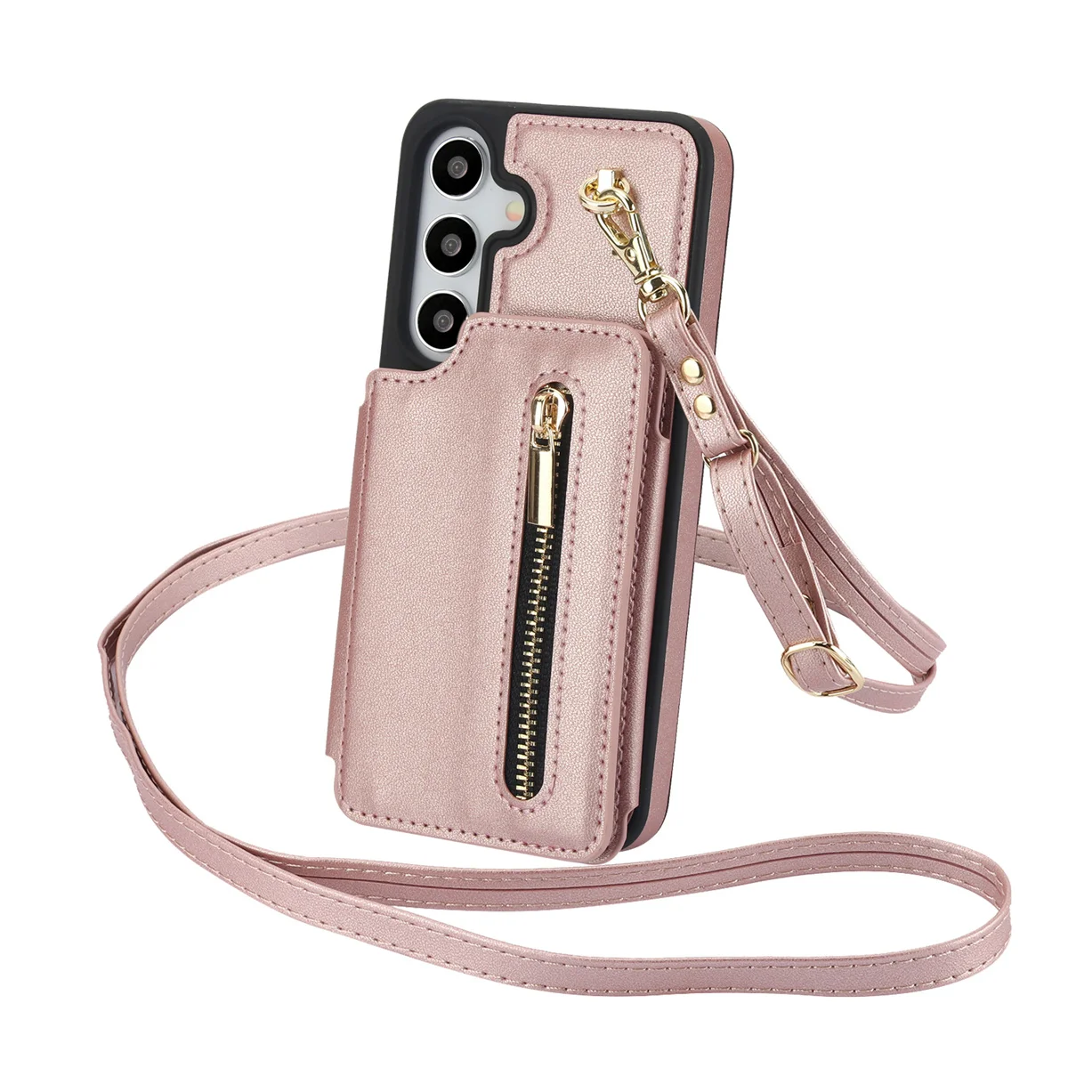 Crossbody Brieftasche Kartenfach Handyhülle für Samsung Galaxy S26 S25 Ultra S24FE S23 S22 Plus A37 A57 A17 A26 A56 A36 Lederhülle
