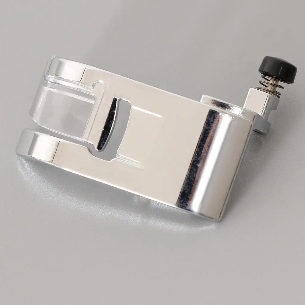 Zig Zag Foot with Spring Metal Sewing Utensil Multi Use Presser Feet for Mini Home Sewing Machine