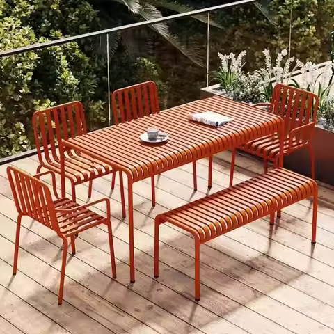 Chairs Chairs Luxury Iron Dining Outdoor Restaurants Leisure Stools Backrests Garden Lounge Patio Deck Balcony Furniture Modern