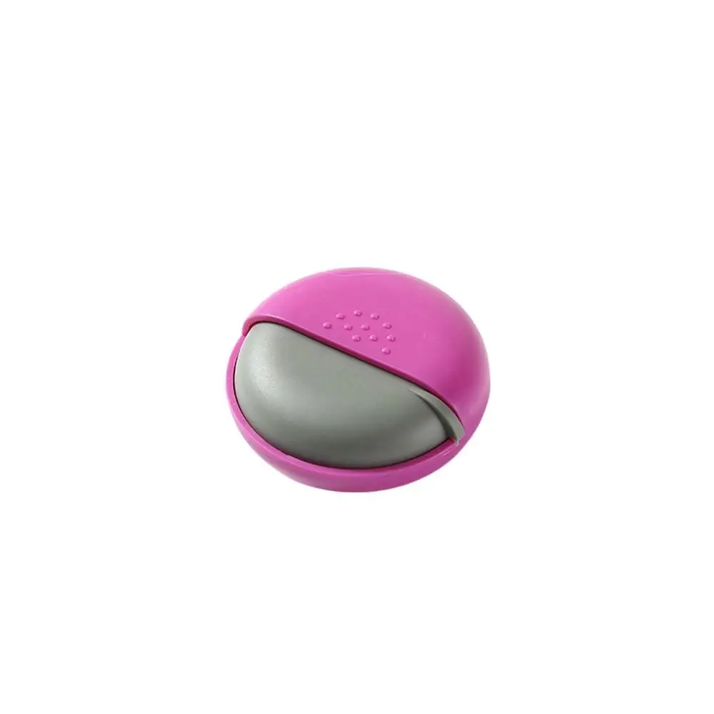 Creative Plastic Round Rotating Pill Box Sealed Portable Single Pill Cases Mini Pill Box for Travel