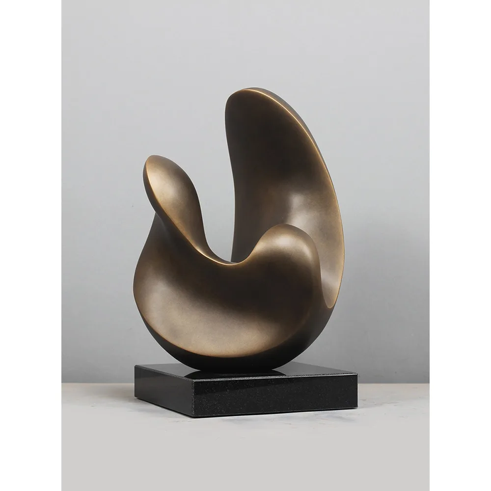 Sculpture ornaments art modern abstract soft decoration FRP home sales office living room luxury furnishings