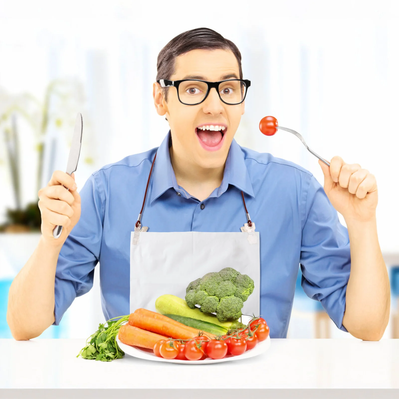 

10Pcs Adjustable Napkin Clips Bib Holder Lightweight Flexible Bib Towel Clips Face Covering Lanyard Neck Strap Chain for Dental