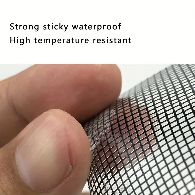 40-10pcs Window Screen Repair Stickers Tape Adhesive Anti Mosquito Door Mesh Patch Tape Broken Holes Repair Screen Wall Patch