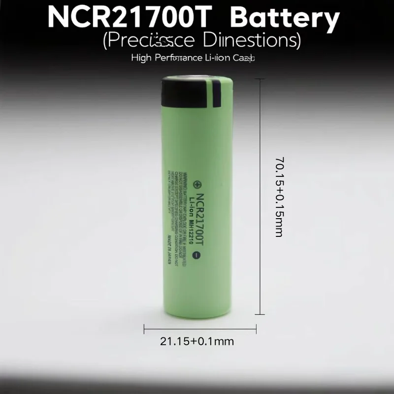 Original EVE NCR21700T Lithium Battery, Capacity 4000 mAh 3.6 V Rechargeable Flat-Top Battery