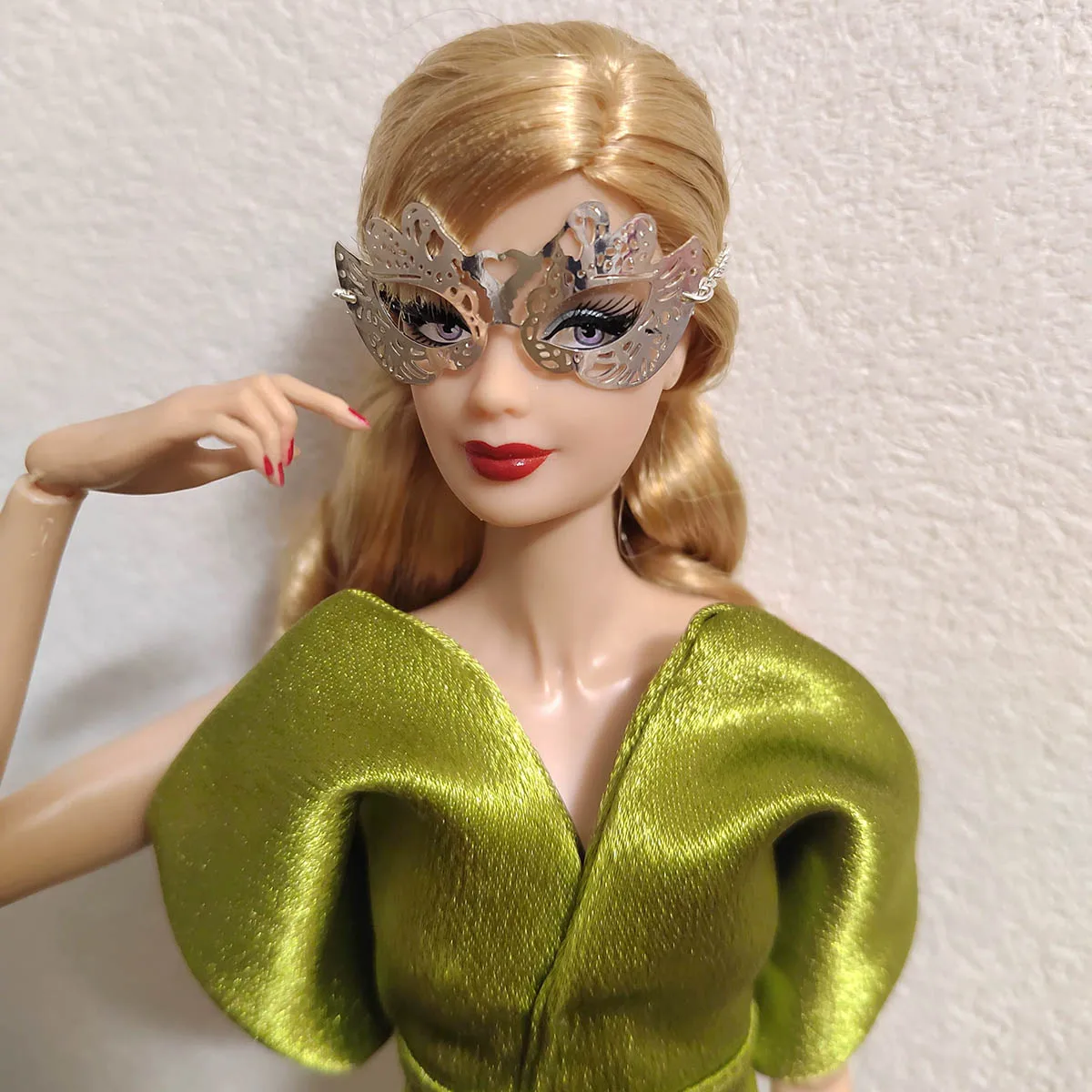 1/6 poupée bijoux accessoires mode exquise maquillage balle Cosplay métal masque pour les yeux 30 cm mannequin poupée dîner fête habiller