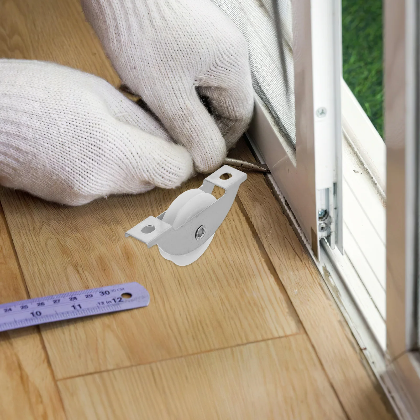 

20pcs Silent Sliding Pulley: U-Shaped Nylon Wardrobe Cabinet Closet Door Roller Smooth Quiet Operation Pocket Door Wheels