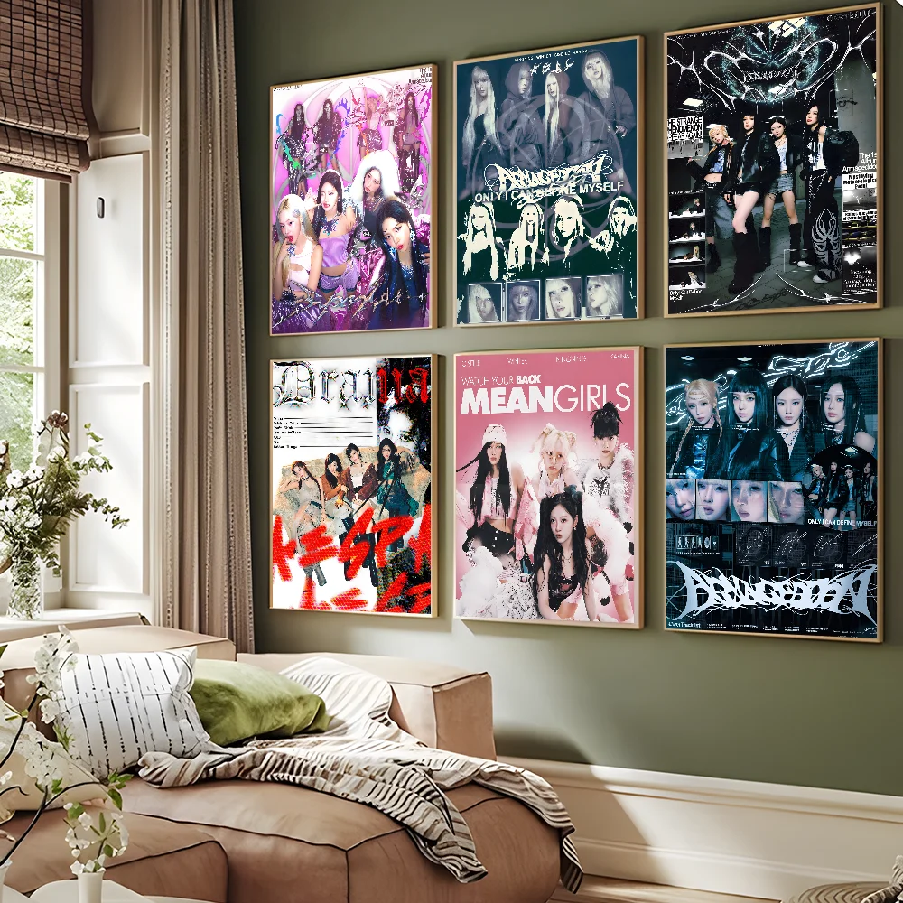 

Kpop A-AespaS-S Poster Good Quality Prints And Posters Vintage Room Bar Cafe Decor Home Decor