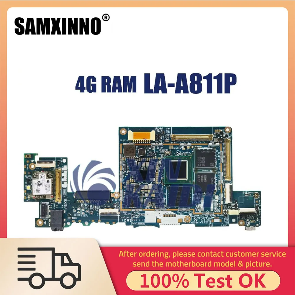 

Notebook Mainboard For Lenovo ThinkPad 10 LA-A811P Laptop motherboard ZIJI2 with CPU Z3795U 4GB-RAM 64G-SSD Full Tested