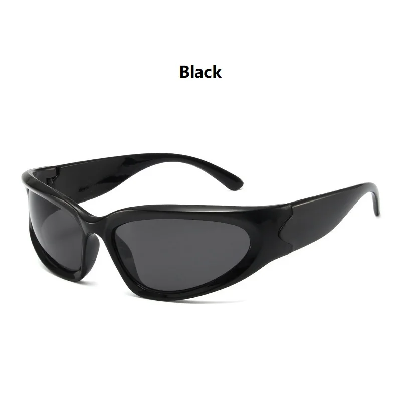 Y2k Klassieke Punk Wrap Around Vintage zonnebril Dames Heren Luxe merk Designer zonnebril Mode Sportbril