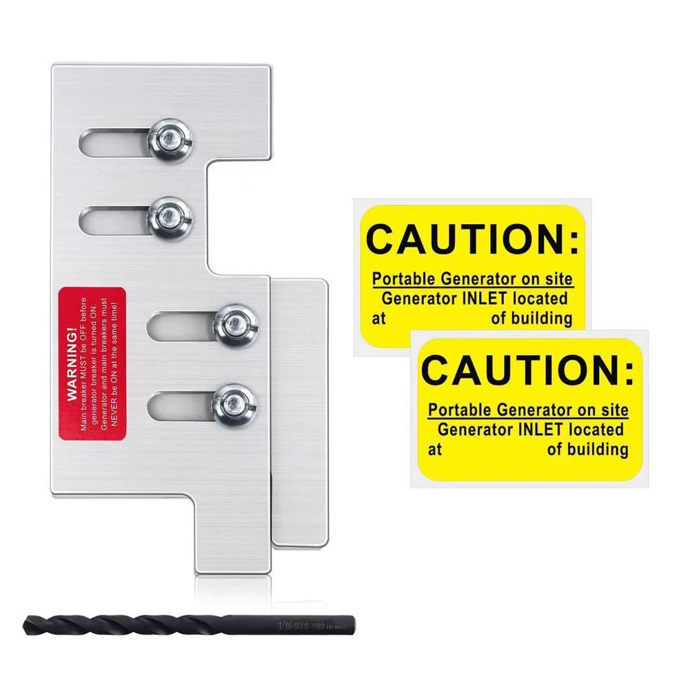 

Алюминиевый комплект блокировки генератора для выключателей панели Eaton 150A/200A с расстоянием 2 1/4 для безопасного подключения резервного питания