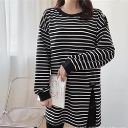 Primavera e autunno inverno abbigliamento premaman t-shirt da allattamento per donne incinte dolcevita a maniche lunghe top allentati per l'allattamento al seno